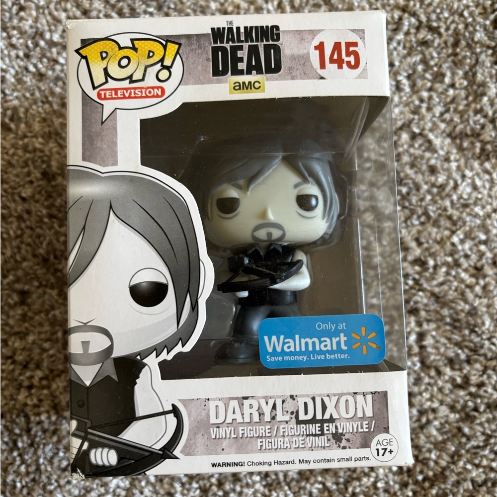 Funko Daryl Dixon Vinyl Figure - Black and Gray